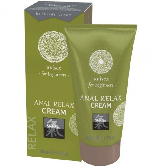 Анальный крем Anal Relax Cream - 50 мл. - Shiatsu - купить с доставкой во Владимире