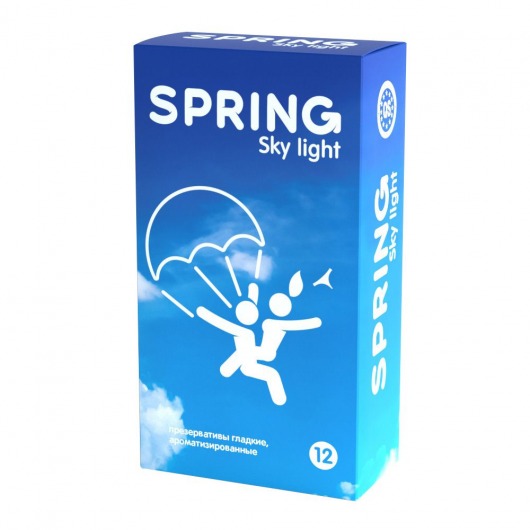 Ультратонкие презервативы SPRING SKY LIGHT - 12 шт. - SPRING - купить с доставкой во Владимире