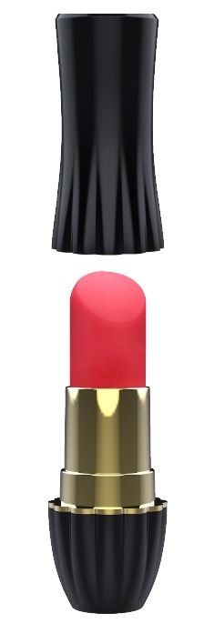 Клиторальный стимулятор-помада LIPSTICK - 9,3 см. - Dream Toys - купить с доставкой во Владимире