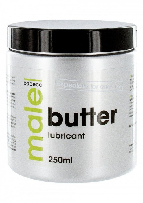 Анальный лубрикант MALE Cobeco Butter Lubricant - 250 мл. - Cobeco - купить с доставкой во Владимире