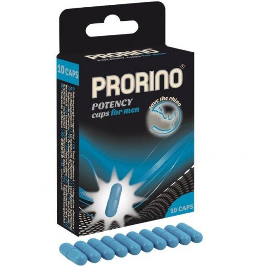 БАД для мужчин ero black line PRORINO Potency Caps for men - 10 капсул - Ero - купить с доставкой во Владимире