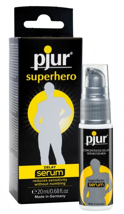 Сыворотка-пролонгатор pjur SUPERHERO Delay Serum - 20 мл. - Pjur - купить с доставкой во Владимире