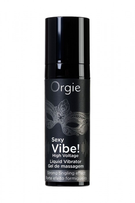 Гель для массажа ORGIE Sexy Vibe High Voltage с эффектом вибрации - 15 мл. - ORGIE - купить с доставкой во Владимире