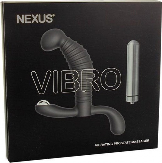 Стимулятор простаты Nexus Vibro Black - 10,2 см. - Nexus Range - во Владимире купить с доставкой