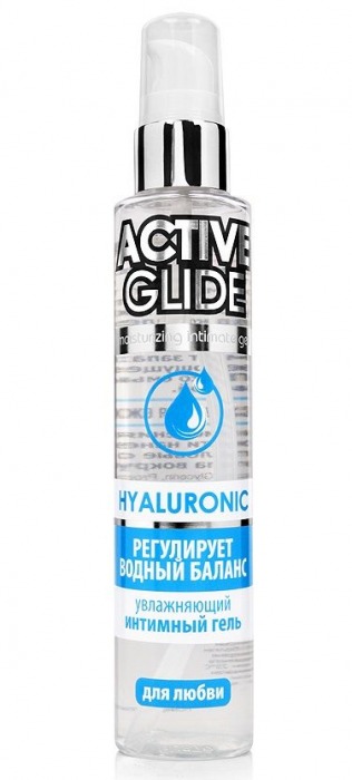 Увлажняющий интимный гель Active Glide Hyaluronic - 100 гр. - Биоритм - купить с доставкой во Владимире