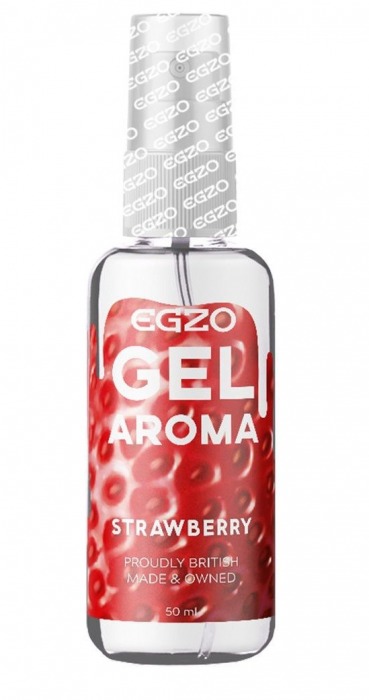 Интимный лубрикант EGZO AROMA с ароматом клубники - 50 мл. - EGZO - купить с доставкой во Владимире