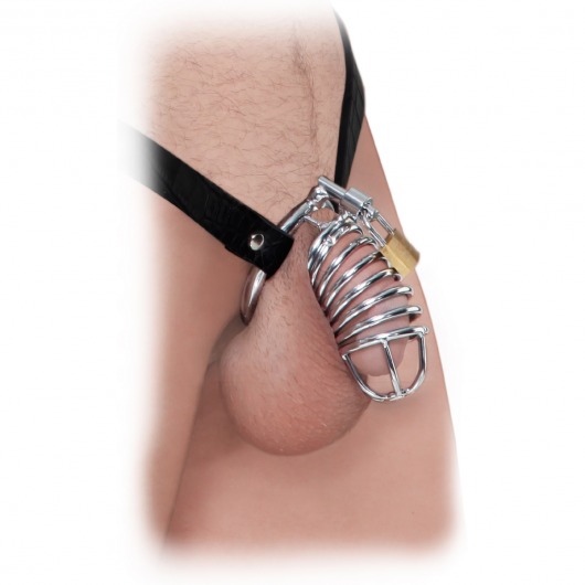 Кольцо верности Extreme Chastity Belt с фиксацией головки - Pipedream - купить с доставкой во Владимире