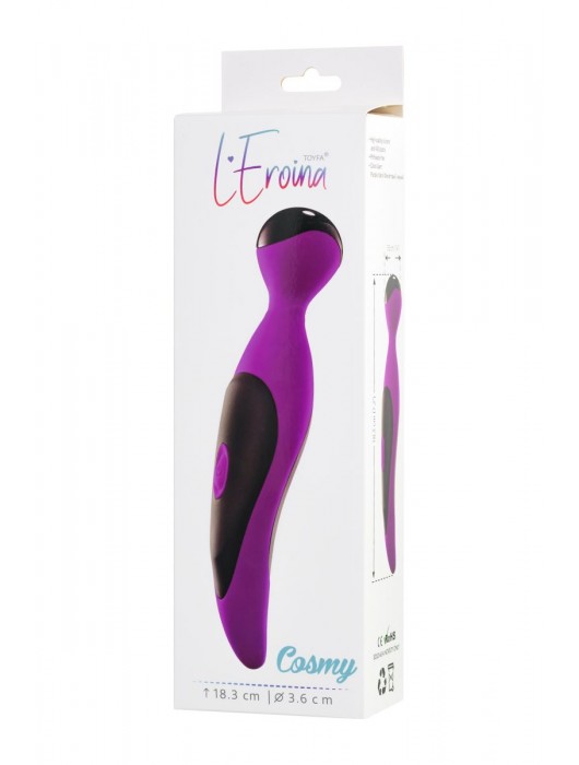 Фиолетовый вибростимулятор COSMY - 18,3 см. - ToyFa