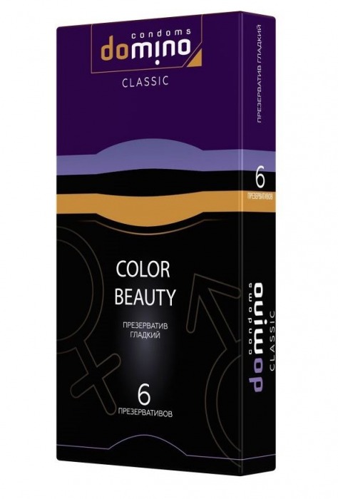 Разноцветные презервативы DOMINO Colour Beauty - 6 шт. - Domino - купить с доставкой во Владимире