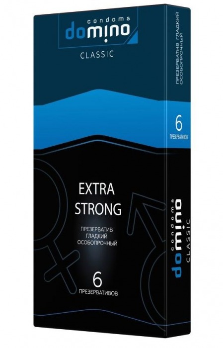 Суперпрочные презервативы DOMINO Extra Strong - 6 шт. - Domino - купить с доставкой во Владимире