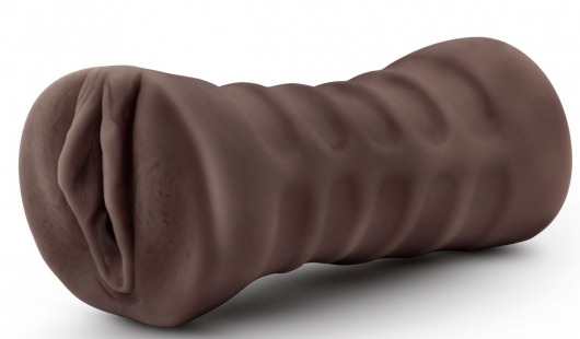 Коричневый мастурбатор-вагина Hot Chocolate Brianna - Blush Novelties - во Владимире купить с доставкой