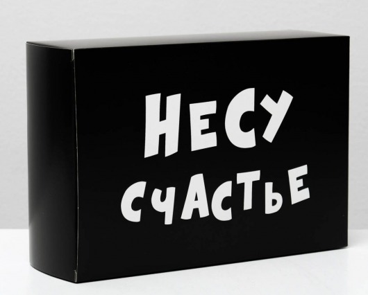 Складная коробка  Несу счастье  - 16 х 23 см. - UPAK LAND - купить с доставкой во Владимире