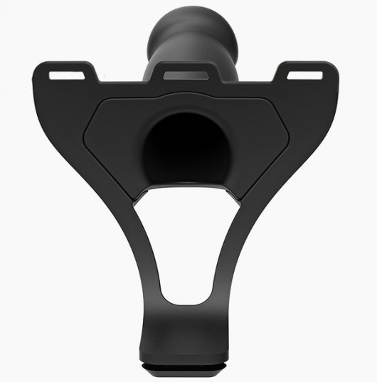 Черный пояс с 3 сменными полыми насадками BE Ready - 19, 20,3 и 17,8 см. - Doc Johnson - купить с доставкой во Владимире