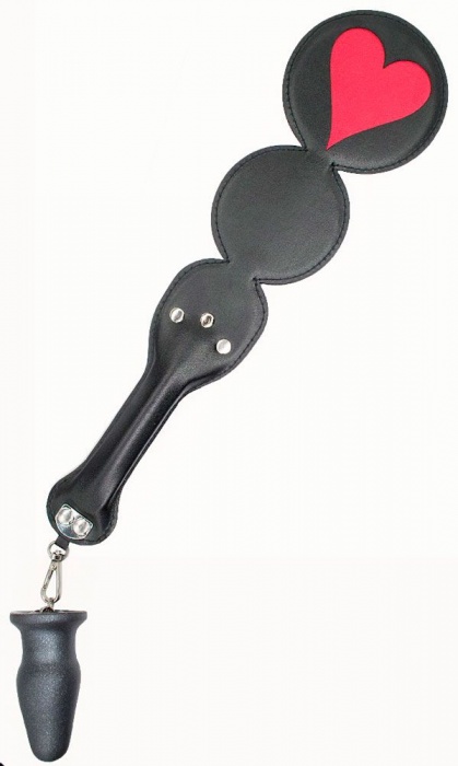 Шлёпалка  Черви  с анальным плагом - LOVETOY (А-Полимер) - купить с доставкой во Владимире