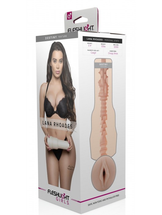 Мастурбатор-вагина Fleshlight Girls - Lana Rhoades Destiny - Fleshlight - во Владимире купить с доставкой