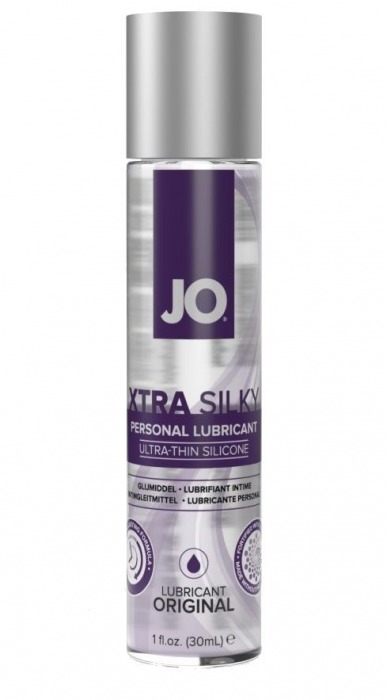 Лубрикант на силиконовой основе JO Xtra Silky - 30 мл. - System JO - купить с доставкой во Владимире