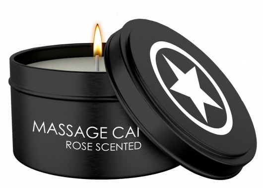 Массажная свеча с ароматом розы Massage Candle - Shots Media BV - купить с доставкой во Владимире