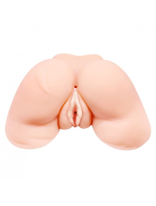 Телесная вибровагина Julie с 2 рабочими отверстиями - Baile - во Владимире купить с доставкой