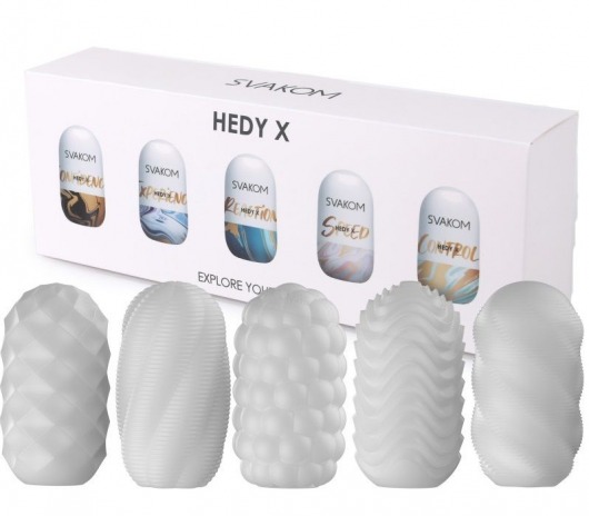 Набор из 5 мастурбаторов Hedy X5 Mixed - Svakom - во Владимире купить с доставкой