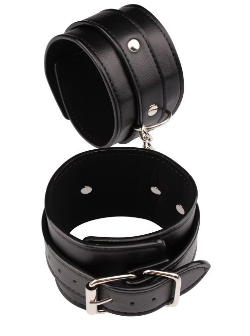 Черные оковы Classic Ankle Cuffs - Chisa - купить с доставкой во Владимире