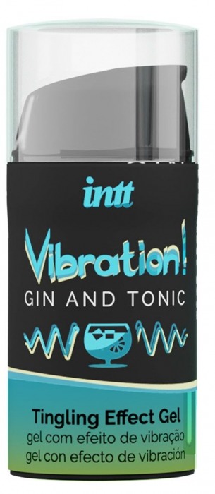 Жидкий интимный гель с эффектом вибрации Vibration! Gin   Tonic - 15 мл. - INTT - купить с доставкой во Владимире