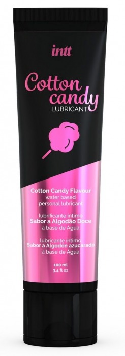 Интимный гель на водной основе Cotton Candy Lubricant - 100 мл. - INTT - купить с доставкой во Владимире