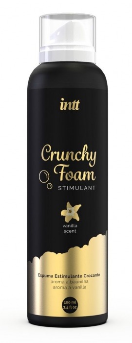 Пенка для массажа Crunchy Foam Stimulant Vanilla - 100 мл. - INTT - купить с доставкой во Владимире