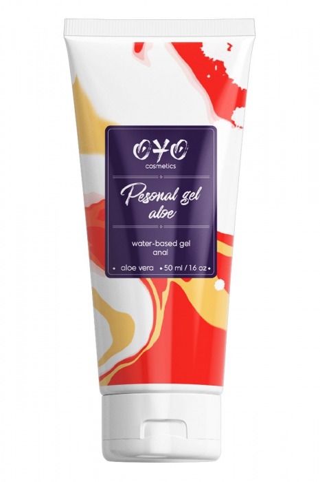 Анальная смазка на водной основе OYO Personal Gel Aloe - 50 мл. - OYO - купить с доставкой во Владимире