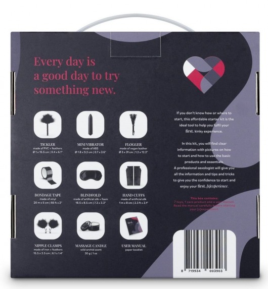 Стартовый набор БДСМ First Kinky Experience - Loveboxxx - купить с доставкой во Владимире