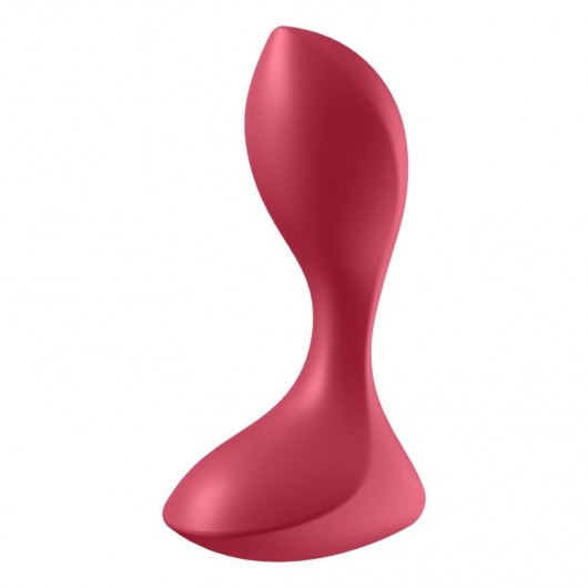 Красный вибромассажёр простаты Satisfyer Backdoor Lover - 14 см. - Satisfyer - во Владимире купить с доставкой