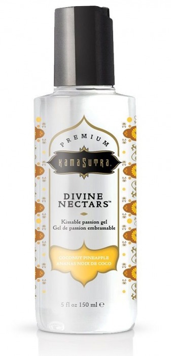 Гель-лубрикант на водной основе Divine Nectars Vanilla с ароматом ванили - 150 мл. - Kama Sutra - купить с доставкой во Владимире