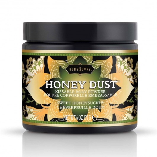 Пудра для тела Honey Dust Body Powder с ароматом жимолости - 170 гр. - Kama Sutra - купить с доставкой во Владимире