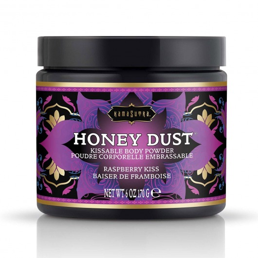 Пудра для тела Honey Dust Body Powder с ароматом малины - 170 гр. - Kama Sutra - купить с доставкой во Владимире
