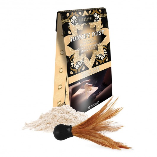 Пудра для тела Honey Dust Body Powder с ароматом ванили - 28 гр. - Kama Sutra - купить с доставкой во Владимире