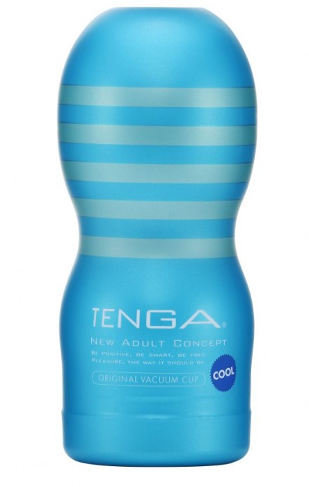 Мастурбатор с охлаждающей смазкой TENGA Original Vacuum Cup Cool - Tenga - во Владимире купить с доставкой