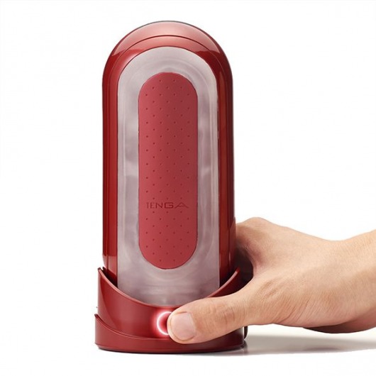 Красный мастурбатор Flip Zero Red   Warmer с подогревом - Tenga - во Владимире купить с доставкой
