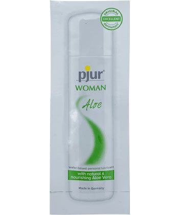 Лубрикант на водной основе pjur WOMAN Aloe - 2 мл. - Pjur - купить с доставкой во Владимире