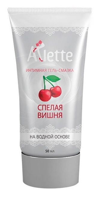 Интимная гель-смазка на водной основе Arlette  Спелая вишня  - 50 мл. - Arlette - купить с доставкой во Владимире