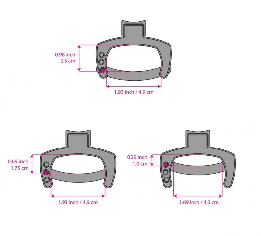 Кольцо с зажимом для мошонки для пояса верности Pubic Enemy - MyStim - купить с доставкой во Владимире