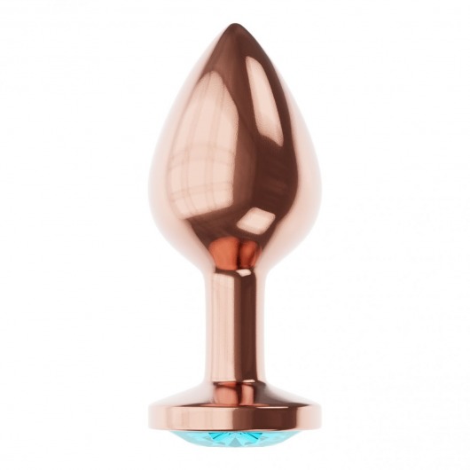 Пробка цвета розового золота с малиновым кристаллом Diamond Topaz Shine L - 8,3 см. - Lola Games - купить с доставкой во Владимире