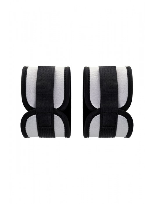 Серебристо-черные наручники Anonymo - ToyFa - купить с доставкой во Владимире