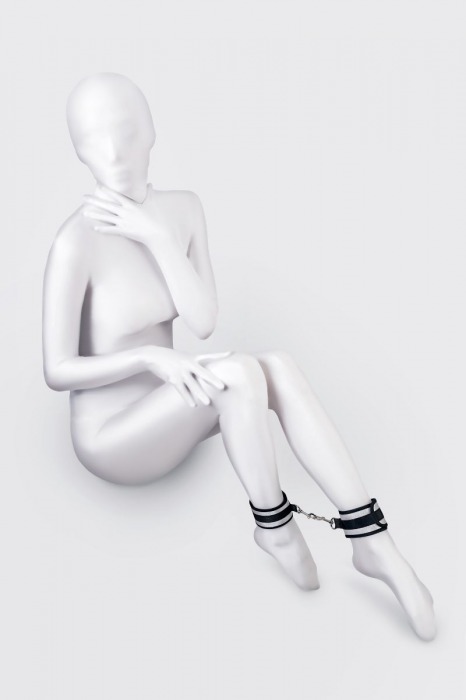 Серебристо-черные оковы Anonymo - ToyFa - купить с доставкой во Владимире