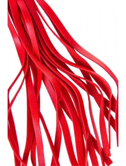 Красно-черный флоггер Anonymo - 28 см. - ToyFa - купить с доставкой во Владимире