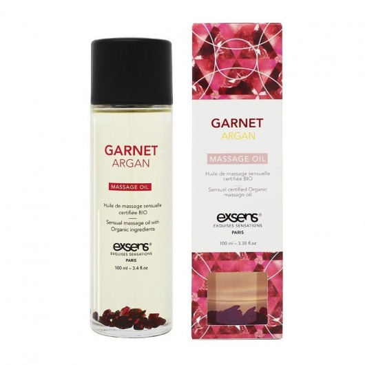 Органическое массажное масло GARNET ARGAN - 100 мл. - Exsens - купить с доставкой во Владимире