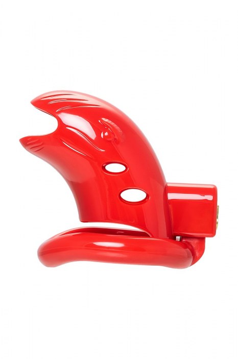 Красный мужской пояс верности из пластика - ToyFa - купить с доставкой во Владимире