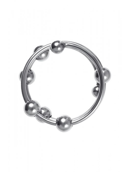 Большое металлическое кольцо под головку пениса - ToyFa - купить с доставкой во Владимире