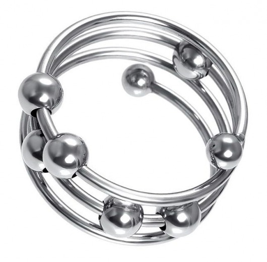 Большое металлическое кольцо под головку пениса - ToyFa - купить с доставкой во Владимире