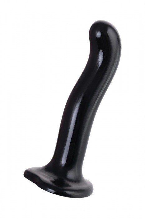 Черный стимулятор для пар P G-Spot Dildo Size M - 18 см. - Strap-on-me - во Владимире купить с доставкой