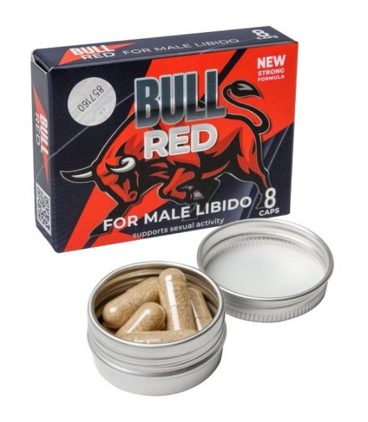 Пищевой концентрат для мужчин BULL RED - 8 капсул - Sitabella - купить с доставкой во Владимире