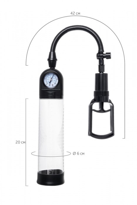 Прозрачная механическая помпа Helmer с манометром - Sexus - во Владимире купить с доставкой